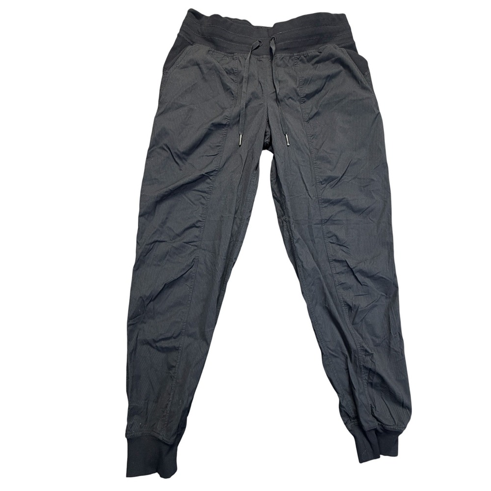 Lululemon Dance Studio Jogger 29 Black Pinstripe Size 8